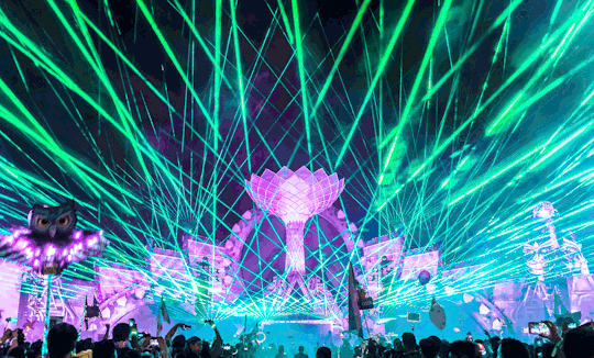 EDC Las Vegas Lasers 2016